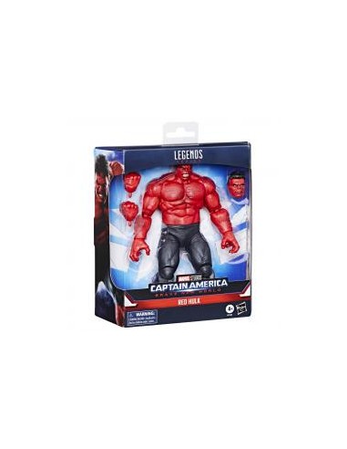 Figura hasbro legends series captain america brave new world -  red hulk