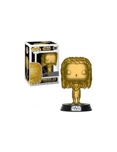 Funko pop star wars princesa leia dorada edicion especial exclusivo 43017