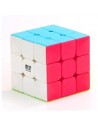 Cubo de rubik qiyi 3x3 stickerless o bordes negros