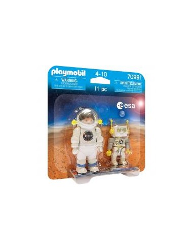 Playmobil duo pack astronauta esa y robert