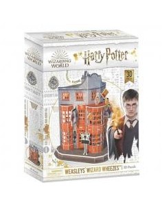 Puzzle 3d world brands harry potter tienda weasly 62 piezas