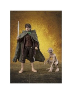 FRODO BAGGINS & GOLLUM FIGURAS 12 & 5 CM THE LORD OF THE RINGS: THE FELLOWSHIP OF THE RING SH FIGUARTS