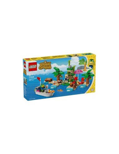 Lego animal crossing paseo en barca con el capitán