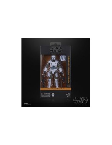 Figura hasbro star wars: the mandalorian the black series imperial armored commando