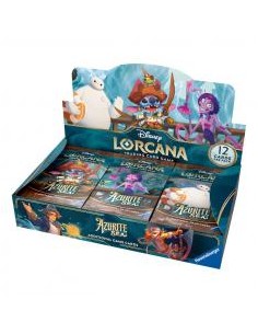 Juego de cartas disney lorcana tcg azurite sea caja de sobres expositor 24 unidades inglés