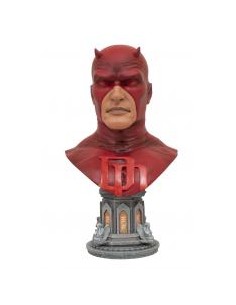 Busto de resina diamond select toys marvel legends daredevil 3d 1 - 2 scale 25 cm