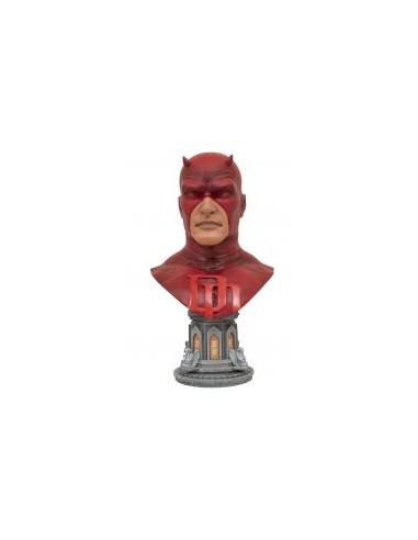 Busto de resina diamond select toys marvel legends daredevil 3d 1 - 2 scale 25 cm