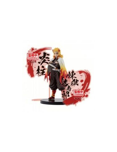 Figura banpresto demon slayer kimetsu no yaiba ex kyojuro rengoku 17cm