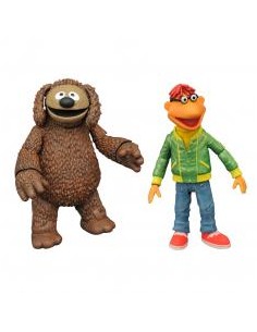 Set de 2 figuras diamond select toys the muppets los teleñecos scooter and rowlf