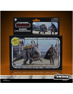 Set 2 figuras hasbro star wars the vintage collection blurrg & the mandalorian