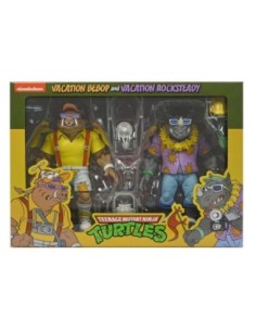 VACATION BEBOP & ROCKSTEADY PACK 2 SCALE ACTION FIGURAS 18 CM TEENAGE MUTANT NINJA TURTLES CARTOON