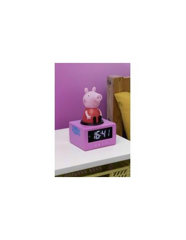 Reloj despertador paladone peppa pig con cable usb