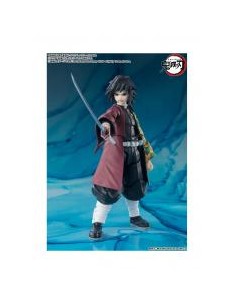 Figura tamashii nations giyu tomioka 15 cm demon slayer kimetsu no yaiba sh figuarts