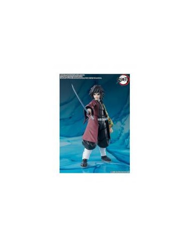 Figura tamashii nations giyu tomioka 15 cm demon slayer kimetsu no yaiba sh figuarts