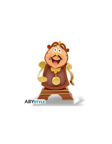 Figura hucha abystyle disney la bella y la bestia cogsworth