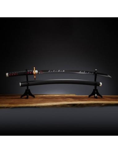 NICHIRIN SWORD (TANJIRO KAMADO) KYOJURO RENGOKUS SWORD GUARD VERSION REPLICA 88 CM DEMON SLAYER: KIMETSU NO YAIBA PROPLICA