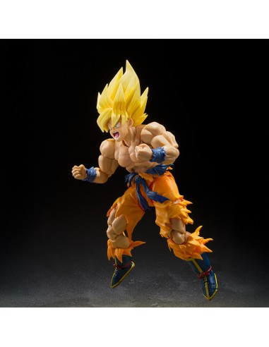 SUPER SAIYAN SON GOKU -LEGENDARY SUPER SAIYAN- FIGURA 15,4 CM DRAGON BALL Z SH FIGUARTS BEST SELECTION