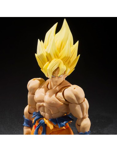 SUPER SAIYAN SON GOKU -LEGENDARY SUPER SAIYAN- FIGURA 15,4 CM DRAGON BALL Z SH FIGUARTS BEST SELECTION