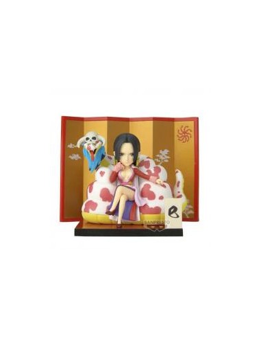 Figura banpresto one piece world collectable special boa hancock & salome 6cm