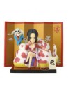 Figura banpresto one piece world collectable special boa hancock & salome 6cm