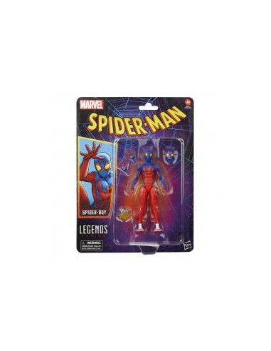 Figura hasbro marvel legends series spider - man spider - boy